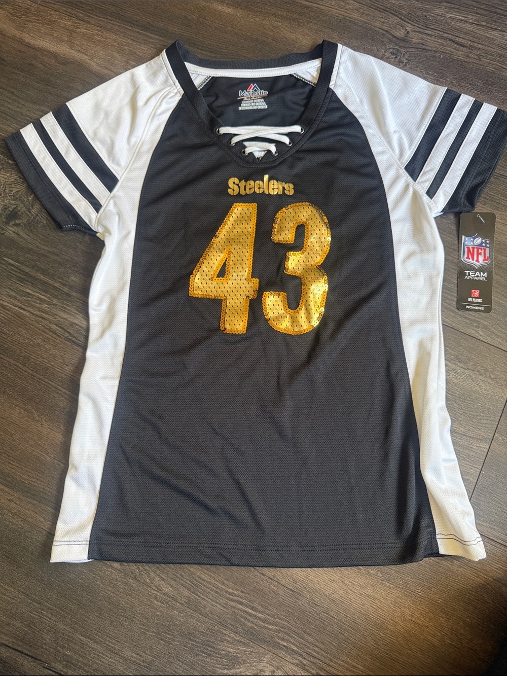 NWT Women’s Pittsburgh Steelers Jersey Polamalu